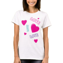 Cute pink Hearts and Love - romantic design