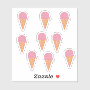 Cute Pink Ice Cream