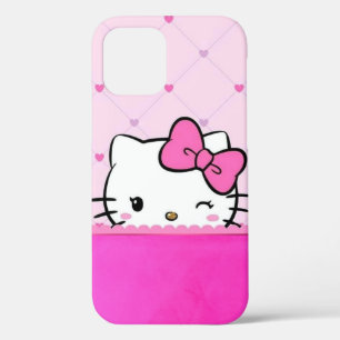 Cute Pink Kitty Girls Cell Phone Case