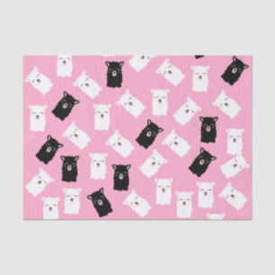 Cute Pink Llama Tissue Paper