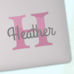 Cute Pink Monogram