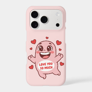 Cute Pink Monster Love You So Much Art
