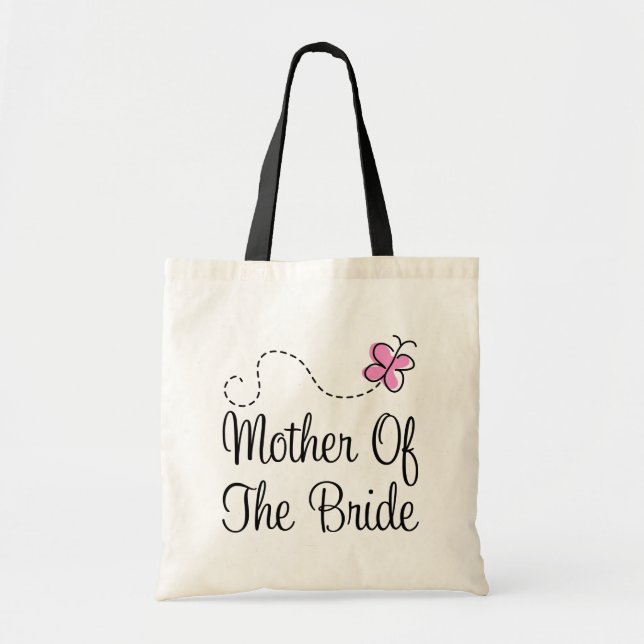 Cute Pink Mother Of The Bride Gift Tote Bag (Front)