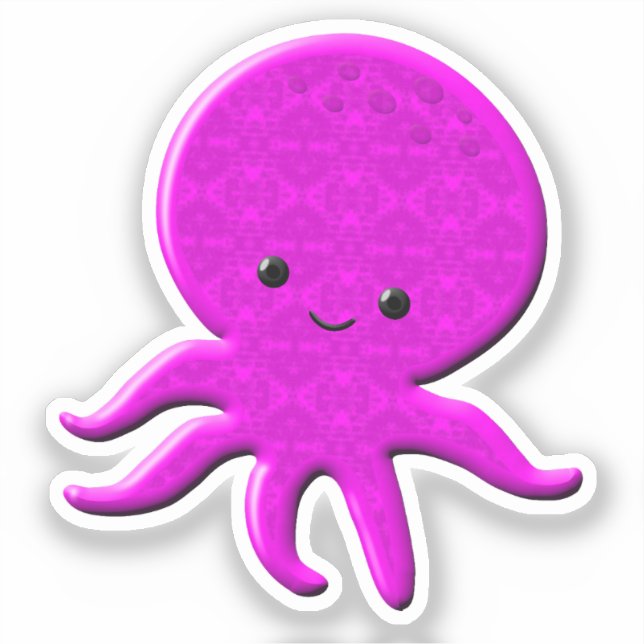 Cute Pink Octopus (Front)
