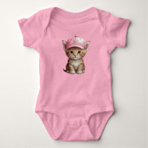 Cute Pink One Piece Outfit For A Baby Girl