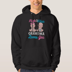 Cute Pink Or Blue Baby Designs For Pregnancy Hoodie