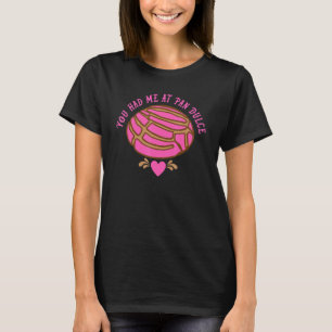 Cute Pink Pan Dulce Mexican Sweet Bread T-Shirt