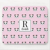 Cute Pink Panda Girly Personalized