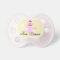Cute Pink personalised monkey pacifier