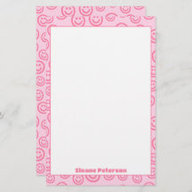 Cute Pink Personalised Preppy