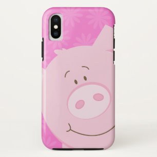 Cute Pink Pig Cartoon Cell Phone Case
