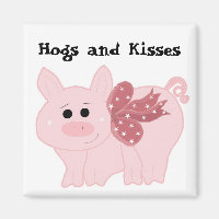 Cute Pink Pig with Funny Saying