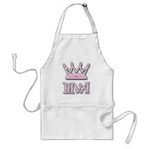 Cute Pink Printed Pearls Diva Princess Crown
