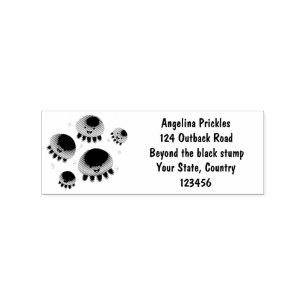 Cute pink purple jellyfish kawaii cartoon rubber stamp