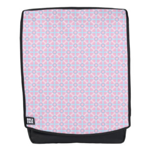 Cute Pink, Purple & Light Blue Pattern Backpack