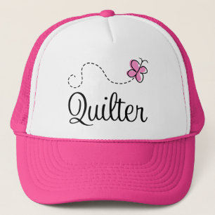 Cute Pink Quilter Gift Trucker Hat