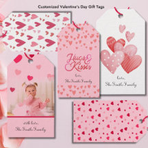 Cute Pink Red Colourful Hearts Valentines