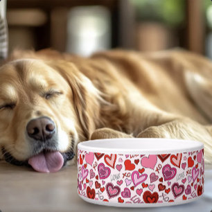 Cute Pink Red Hearts Blush Love Pattern