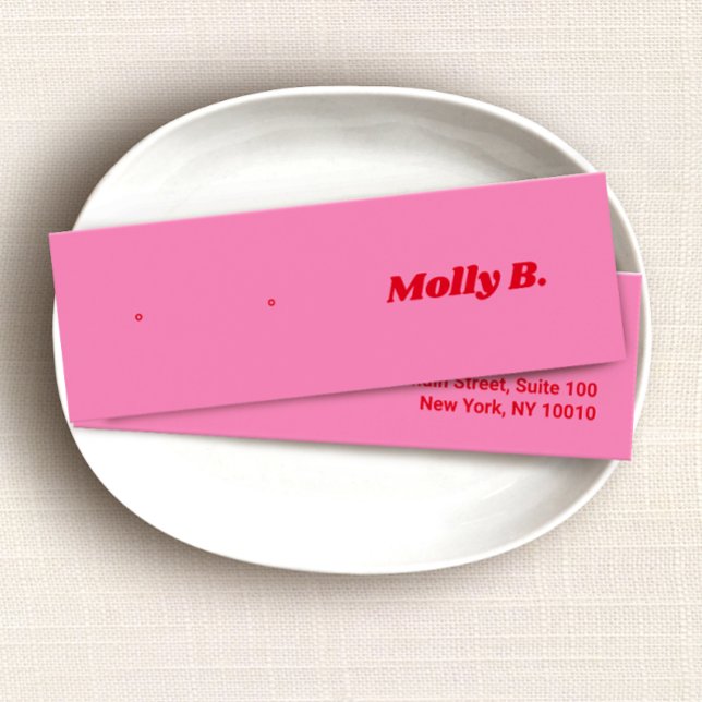 Cute Pink Retro Stud Earring Jewellery Display Car (Creator Uploaded)