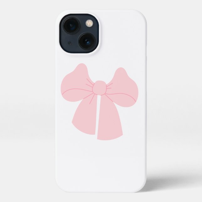 Cute Pink Ribbon Bow Cover (Back)
