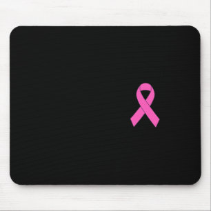 Cute Pink Ribbon Breast Cancer Awareness Women Men Mouse Pad