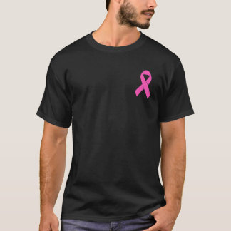 Cute Pink Ribbon Breast Cancer Awareness Women Men T-Shirt