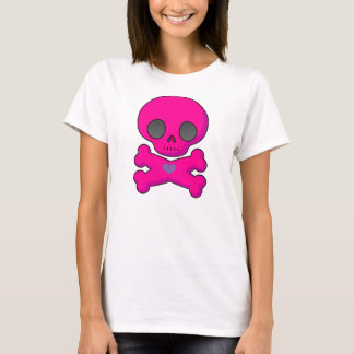 Cute Pink Skull & Crossbones Shirt