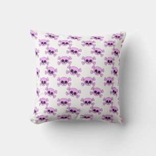 Cute Pink Skulls Cushion