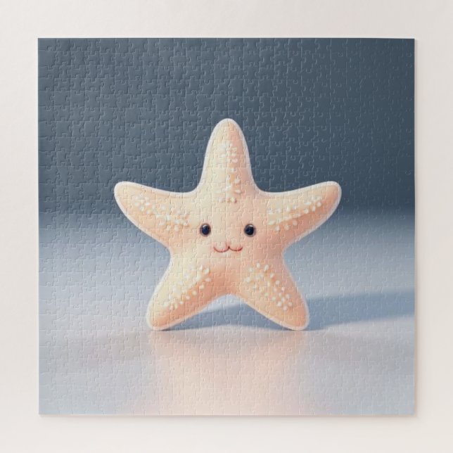 Cute Pink Starfish Jigsaw Puzzle (Vertical)