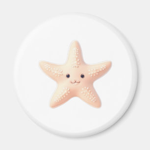 Cute Pink Starfish Magnet