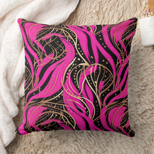 Cute pink tiled pattern  cushion (Blanket)