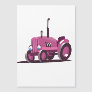 Cute Pink Tractor