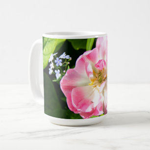Cute pink tulip coffee mug