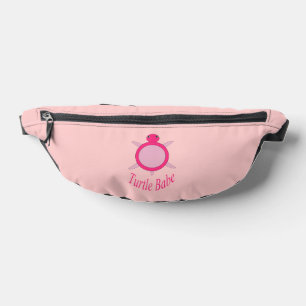 Cute Pink Turtle Babe Bum Bags