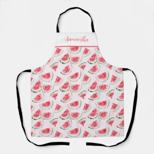 Cute Pink Watermelon Personalised  Apron