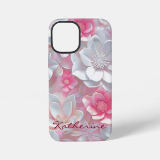 Cute Pink Wildflower iPhone case| Pink Flowers iPhone 12 Mini Case
