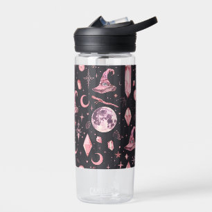 Cute Pink Witchy Water Bottle