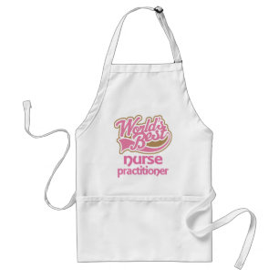 Cute Pink Worlds Best Nurse Practitioner Standard Apron