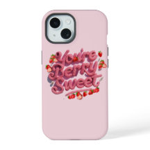 Cute Pink You’re Berry Sweet Strawberry Coquette