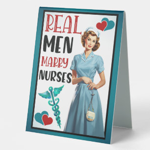 Cute Pinup_ Real Men Marry Nurses