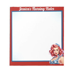 Cute Pinup_ You're Enough Notepad