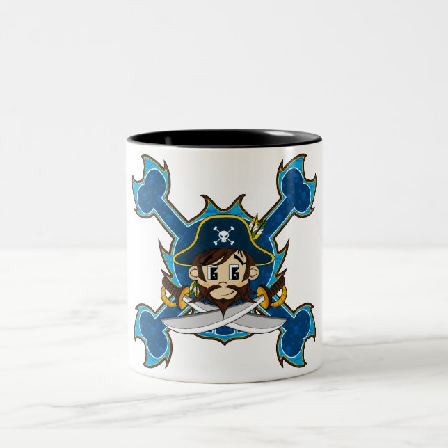 Cute Pirate Captain Mug (Center)
