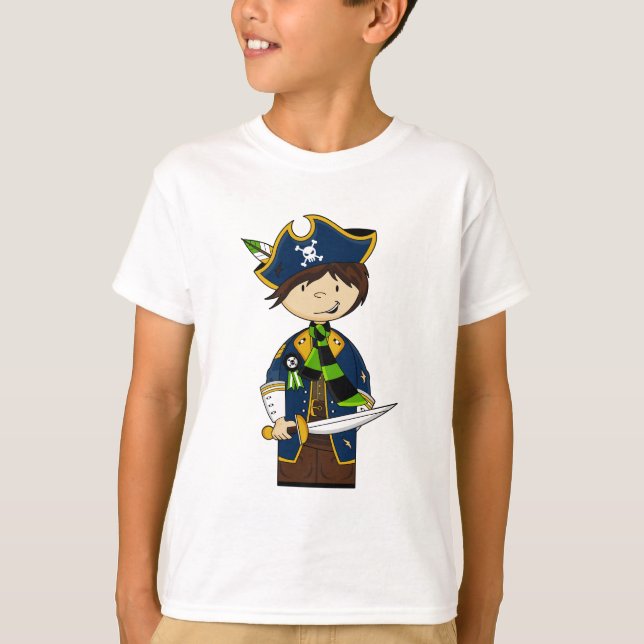 Cute Pirate Captain Tee (Front)