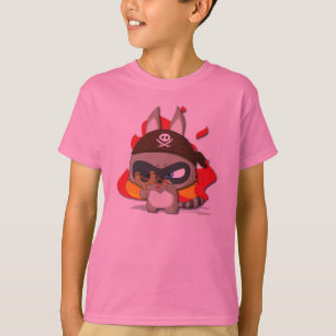 Cute Pirate Funny Cartoon Character Slingshot Tee