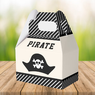Cute Pirate Kids Birthday Party Favour Box