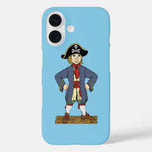 Cute Pirate Lad iPhone 16 Case