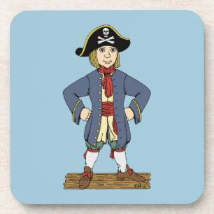 Cute Pirate Lad Coaster