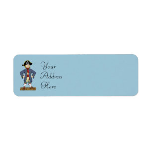 Cute Pirate Lad Return Address Label