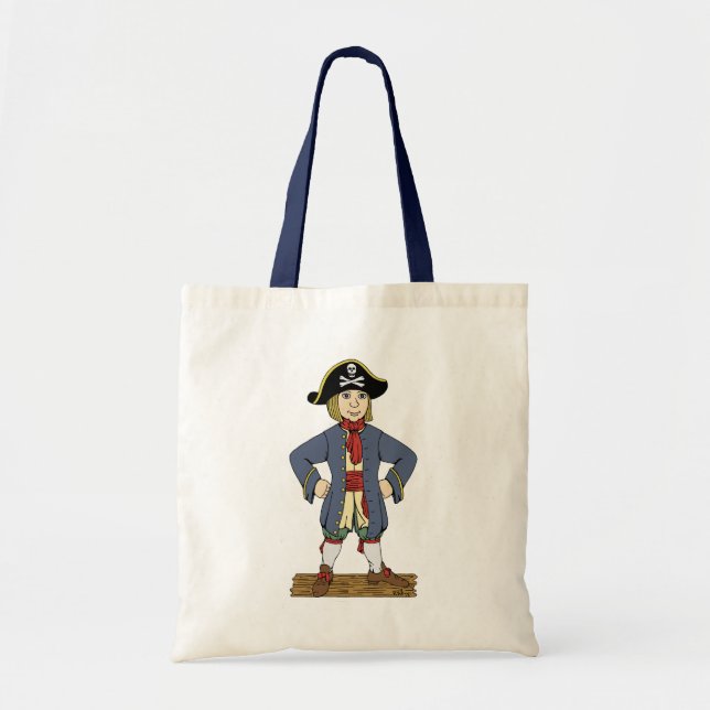 Cute Pirate Lad Tote Bag (Front)