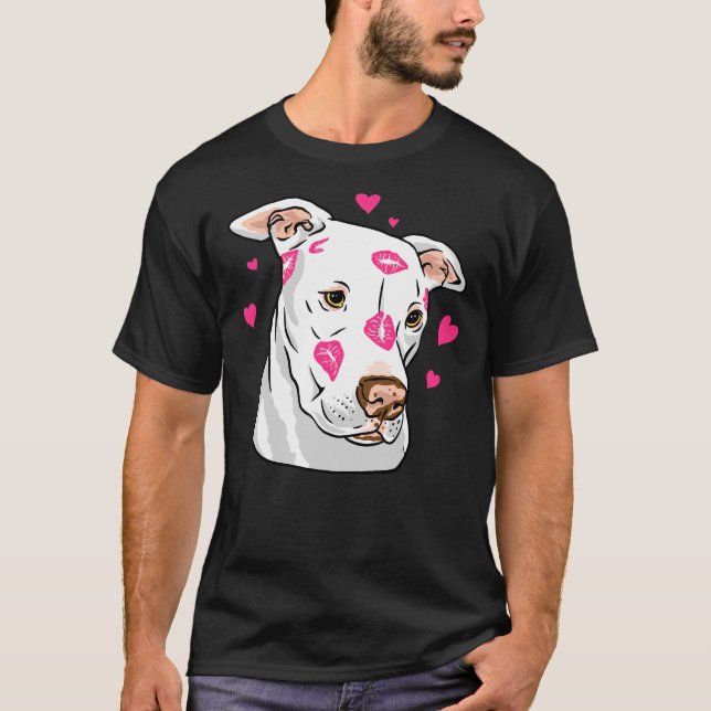 Cute Pit Bull Pitbull Mum Pittie Dad Apbt Pitbull  T-Shirt (Front)